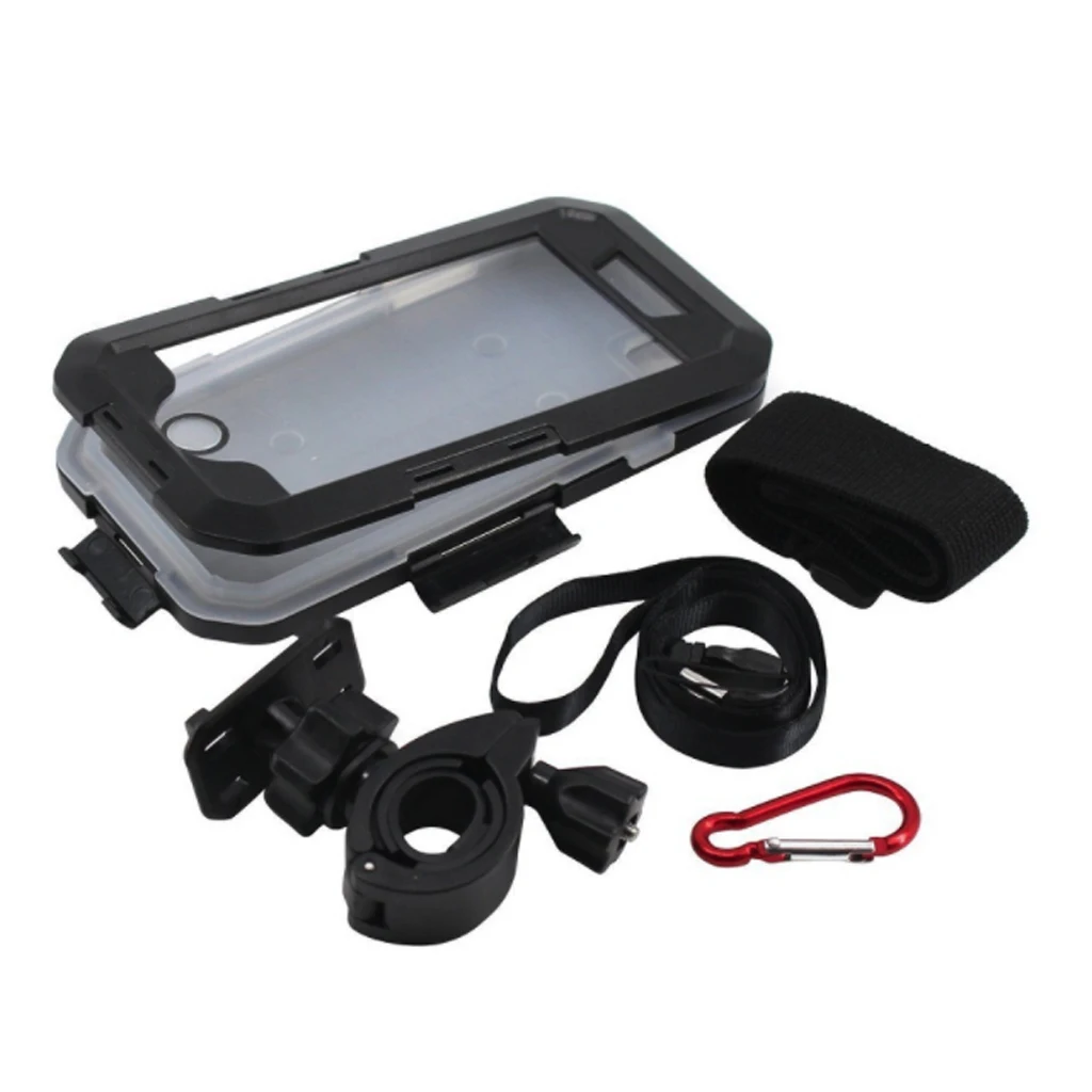 

Waterproof Motorcycle Phone Holder Armor Phone Bag for Galaxy S9P/S8P S9/S8 iphone XS max XR X/XS 8 plus 8/7 Protective Case
