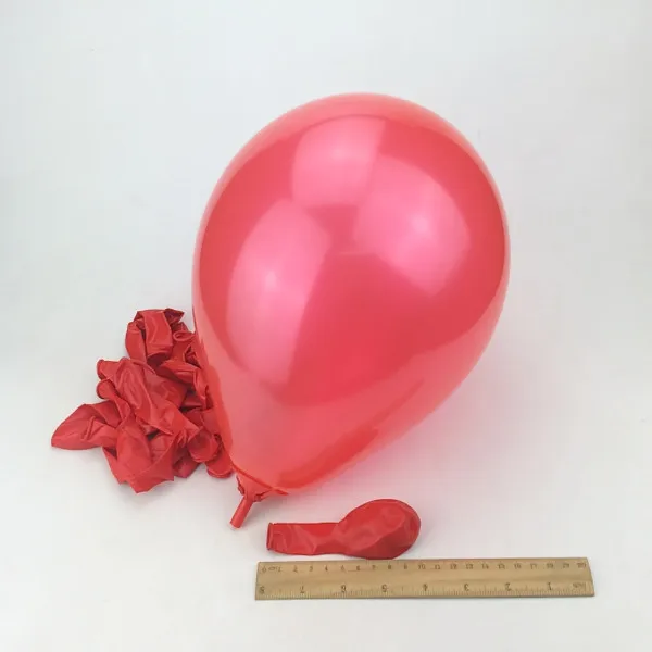 10 шт./лот, 10 дюймов, толщина 1,5 г, жемчужные латексные оранжевые воздушные шарики, надувной воздушный шар, товары для дня рождения, свадебные украшения, воздушный шар - Цвет: Red