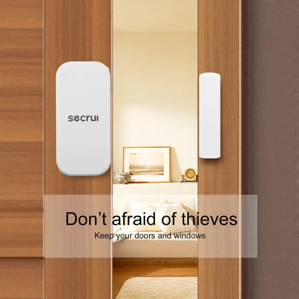 

Original 433MHz Wireless Window Door Magnet Sensor Detector For Home Wireless Alarm System Compound Multi-layer Design New Hot