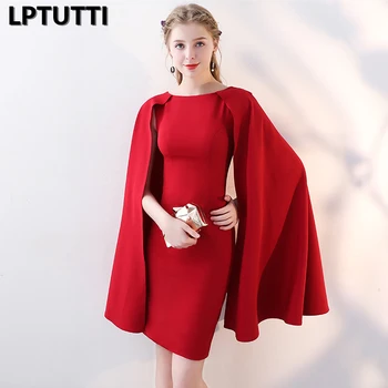 

Cape cloak New Sexy Woman Plus Size Social Festive Elegant Formal Prom Party Gowns Fancy Short Luxury Cocktail Dresses 08