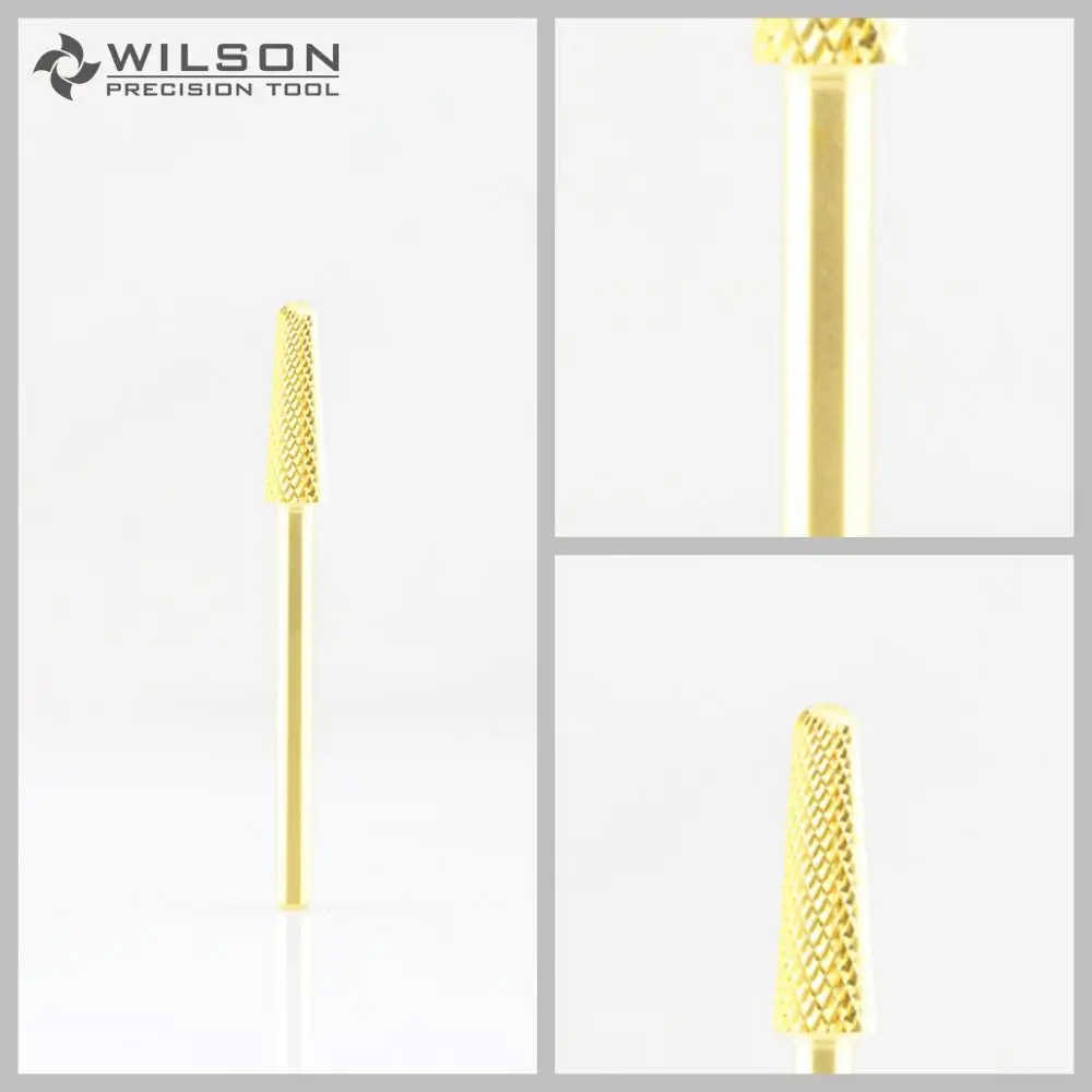 

2pcs - Cone Bit - Fine - Gold - WILSON Carbide Nail Drill Bit