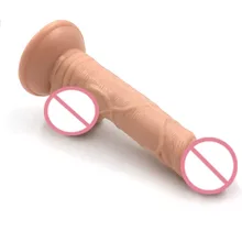 Sex Shop Sale 19*3.5cm Big Dildo Fake Male Penis Dong Realistic Artificial Genitals Cock Female Masturbator Sex Toys for woman.