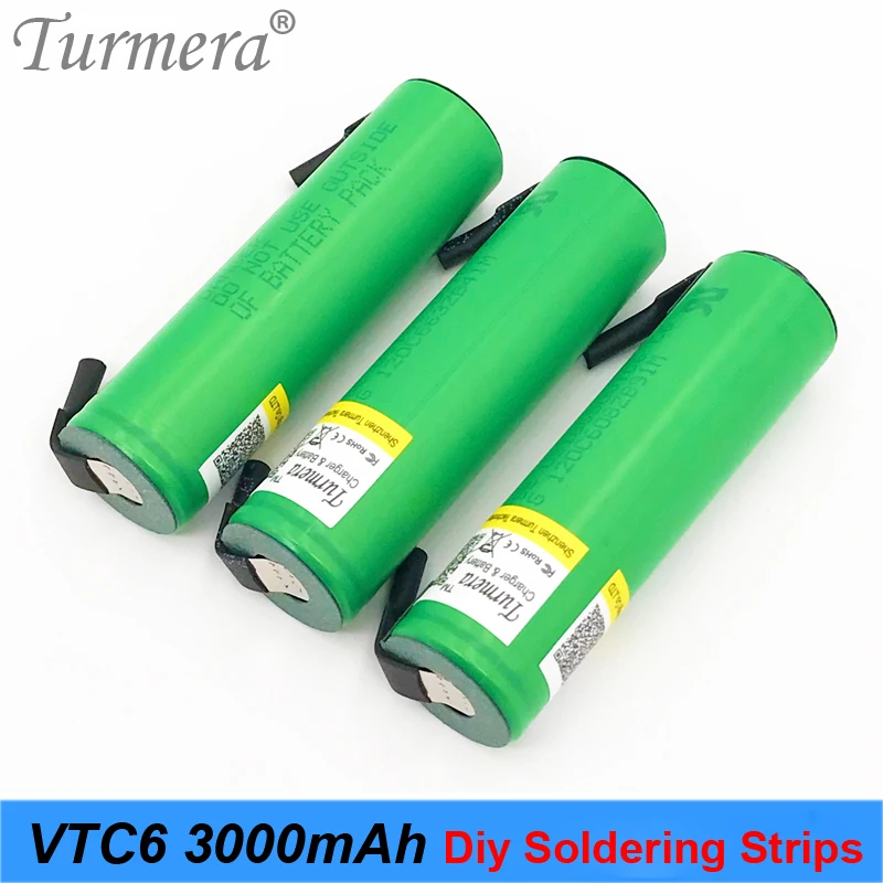 original battery 18650 3000mah vtc6 US18650VTC6 30a 18650 battery for screwdriver soldering weld for sony power bank battery original battery 18650 3000mah vtc6 US18650VTC6 30a 18650 battery for screwdriver soldering weld for sony power bank battery
