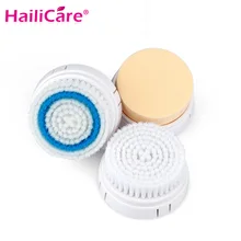 3pcs/pack Brush Heads For Electric Facial Cleanser Brushes Head Face Cleaner Blackhead Acne Removal Facial Massager Skin Care