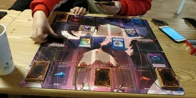 Yu Gi Oh 20th Anniversary Limited Official Card Pad Black Gold Card Pad Master Rule 4 Special Card Pad 2 People Official Format Yu Gi Oh 20th Anniversary Limited Official Card Pad Black Gold Card Pad Master Rule 4 Special Card Pad 2 People Official Format