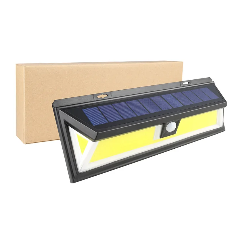 180 chip COB Solar light Waterproof Solar Rechargeable PIR Motion Sensor Night Outdoor Wall lamp for garden decoration