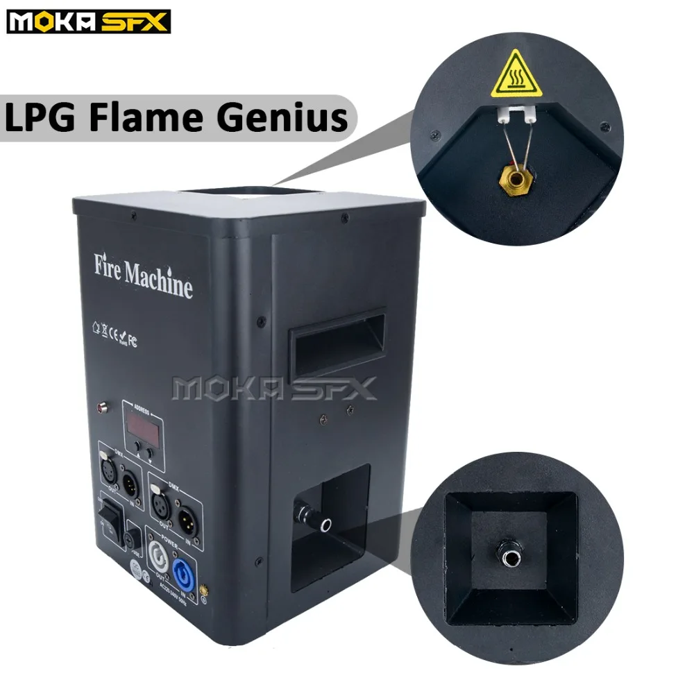 

4pcs/lot Dmx Fire Machine for Stage LPG One Head Dj Flame Machine Stage Flame Thrower for Nghtclub Disco Party Wedding Show