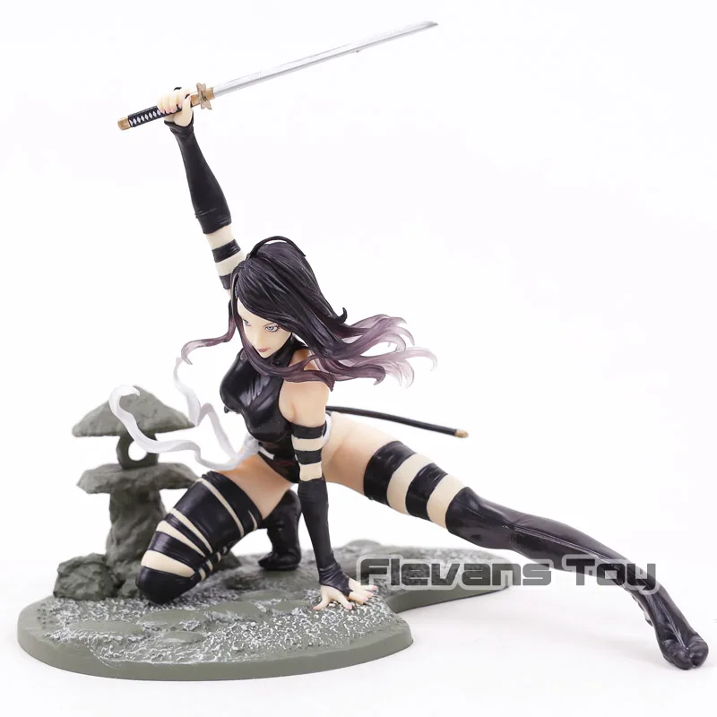 Psylocke X Force костюм в стиле ниндзя MK154 Bishoujo Статуя Кукла ПВХ фигурка Коллекционная