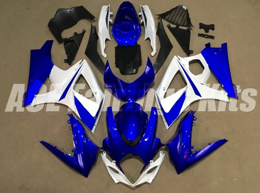 

TOP New Motorcycle Fairings kit Fit For Suzuki GSXR1000 K7 2007 2008 GSXR-1000 07 08 ABS Bodywork custom blue white