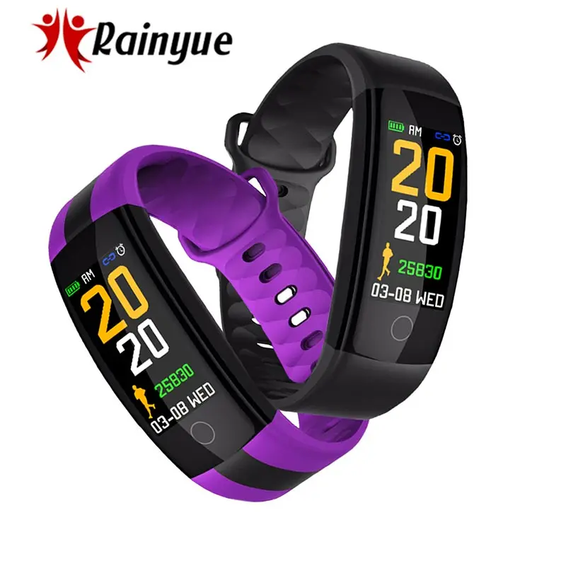 Buy QS01 Wristbands HD Display Bracelet Heart Rate