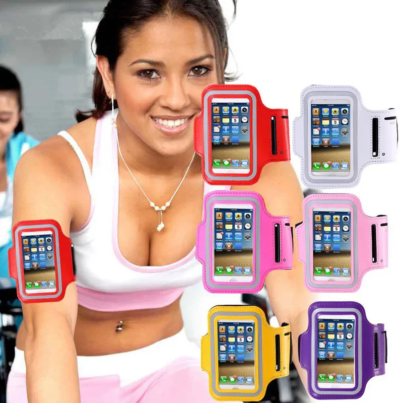 

Waterproof Running Arm Band Leather Case For iphone 5 5S/ 6 6S 4.7"/ 6plus 6splus 5.5" Mobile Phone Holder Pouch Belt GYM Cover