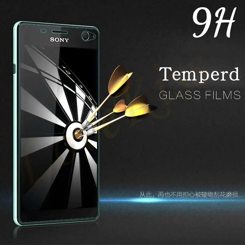 0.26mm Premium Tempered Glass For Sony Xperia Z1 Z2 Z3 Z4 Z5 Compact E3 E4 E5 T2 T3 C3 C4 C5 M2 M4 Aqua M5 S39H Screen Film Case |