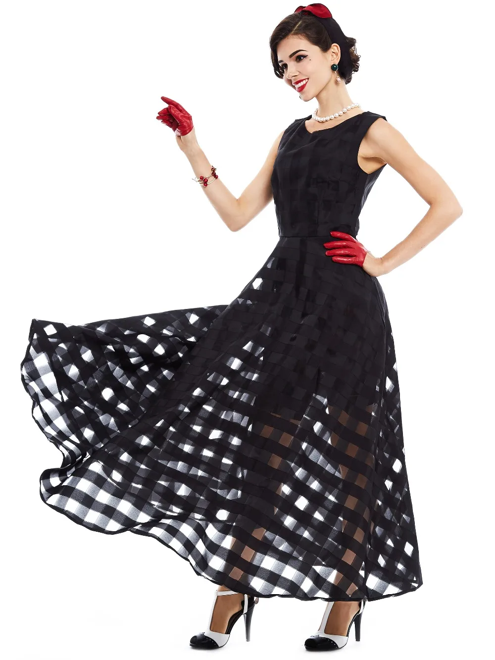 Buy Summer Gothic dress Women Sleeveless howllow lace