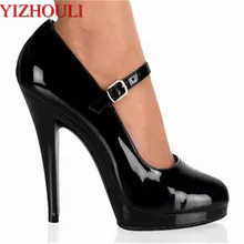 Туфли на очень высоком каблуке; большие размеры 40-43; обувь для сцены; обувь с закрытым носком; модель 13 см; пикантная обувь для подиума