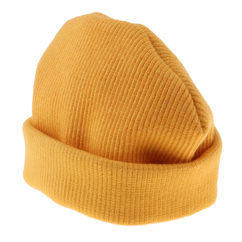 1/6 Fashion Doll Woolen Beanie Knitting Hat Skate Cap Casual Outfits for Blythe Winter Clothes Decor Accessories