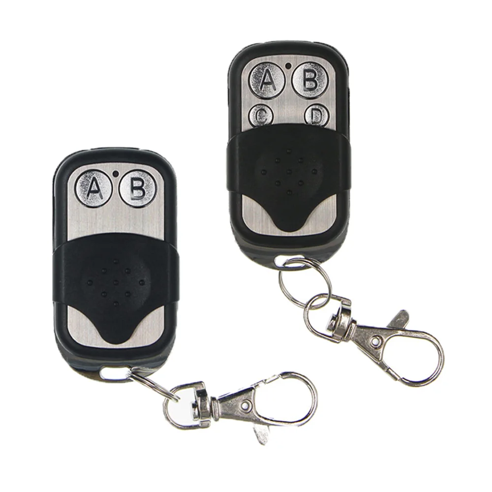 

Metal Frame Design AB ABCD Key 2 4 CH 2CH 4CH RF Transmitter Wireless Remote Control ,315/433 MHz
