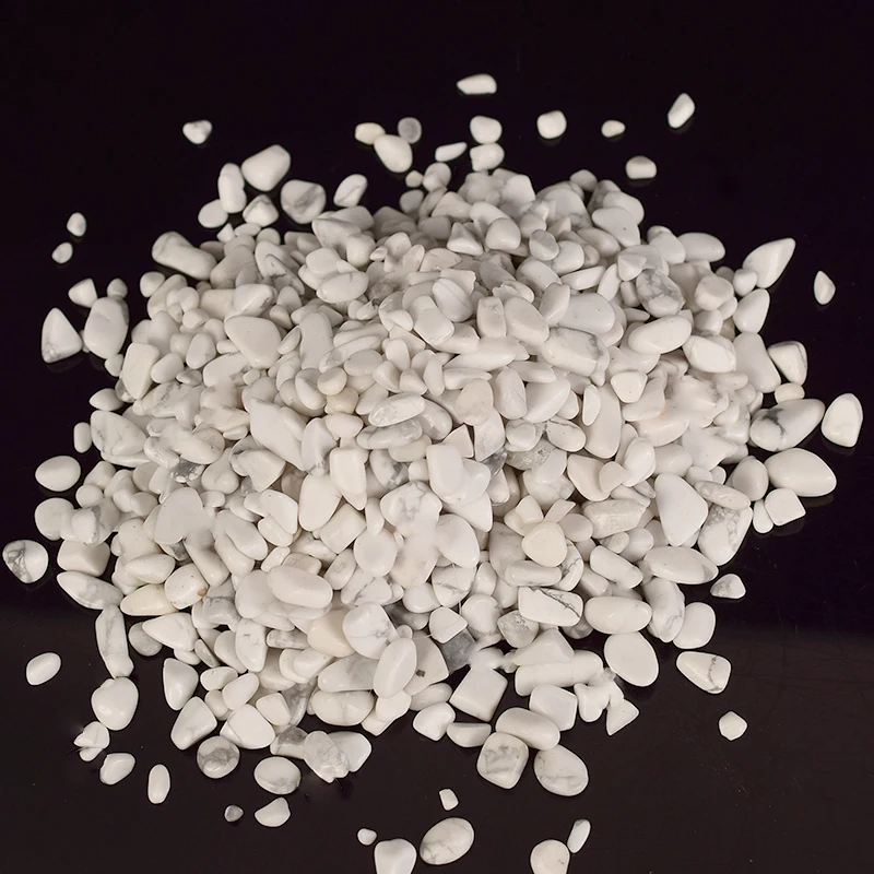 ЭКСТРА 10 г бесплатно 100 натуральный белый Howlite минеральный щебень тонущий камень