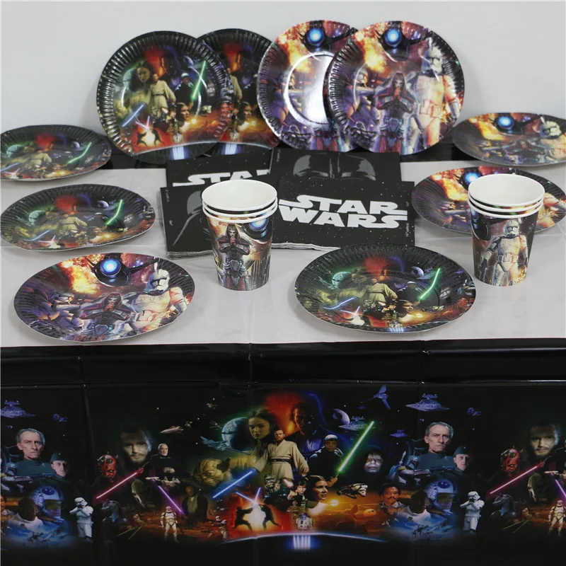 star wars plates and napkins