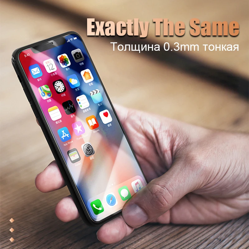 9H Protective Glass For iPhone 6 7 5 S SE 6s 8 Screen Protector iPhone 7 Xs Max Xr Tempered Glass On iPhone X 6 S 7 8 Plus Glass