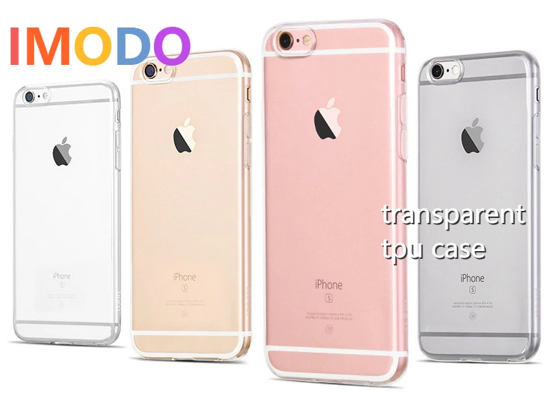 IMODO Прозрачный Soft Case For iPhone 6 plus Ясности TPU обложка Для Apple s 5.5 дюймовый Оригинальный