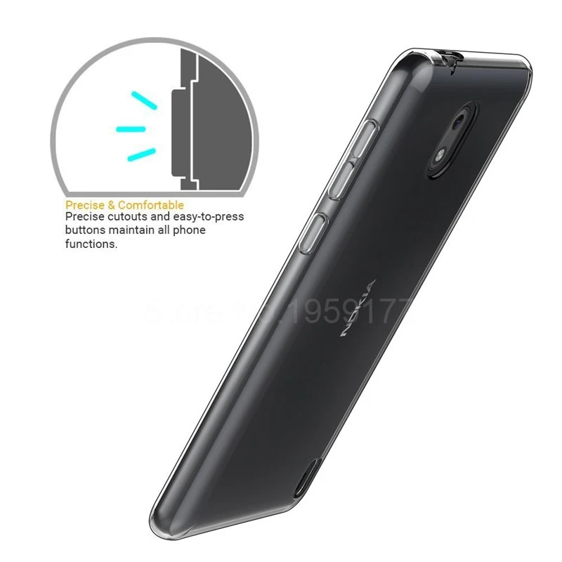 MODAZONGYE Soft Transparent Case For Nokia 2 Case Cover Silicone Back Cover Phone Case For Nokia 2 Nokia2 TA-1029 TA-1035 (5)