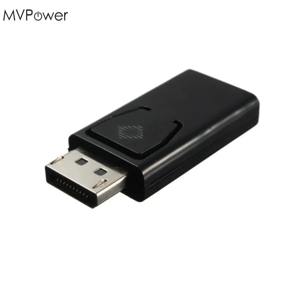 MVpower порт дисплея DP к HDMI плоский переходник конвертер 1080P аудио-видео кабели для