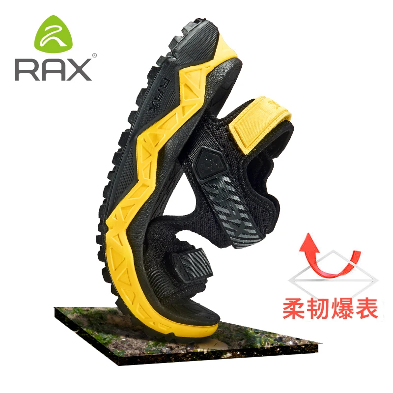 RAX رجل الرياضة الصنادل الصيف في الهواء الطلق صنادل شاطئ المرأة أكوا الرحلات أحذية ماء الرجال المنبع أحذية النساء الصيد الأحذية