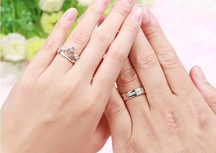 15 off wedding rings for men and women bijouterie silver cross crown cubic zirconia ring jewelry couple rings uloveido j412 in rings from jewelry - Crown Wedding Ring 15 off wedding rings for men and women bijouterie silver cross crown cubic zirconia ring jewelry couple rings uloveido j412 in rings from jewelry - Crown Wedding Ring