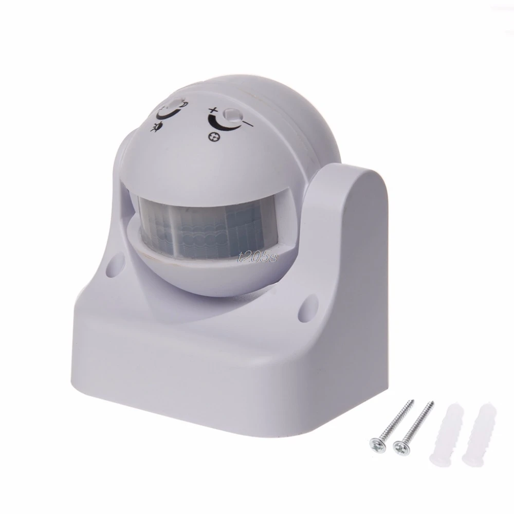 

110-240V 180 Degree Outdoor IP44 Security PIR Infrared Motion Sensor Detector Movement Switch Q01 Dropship