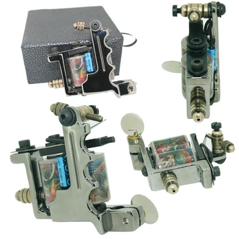 

High Strength Stable Working Speed Black Pig Iron Coils High Rotating Speed Tattoo Machine Shader Guns Body Art