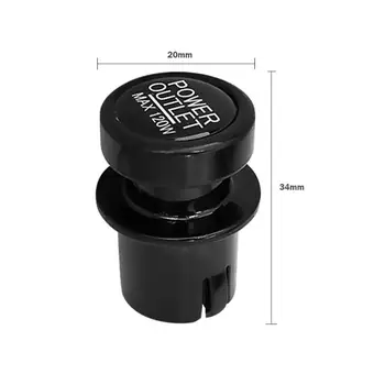 

2019 2pcs Dust Cover Dust-proof Cover of Automotive Power Adapter Automobile Charger Power Adapter Plug Car Power Adapter