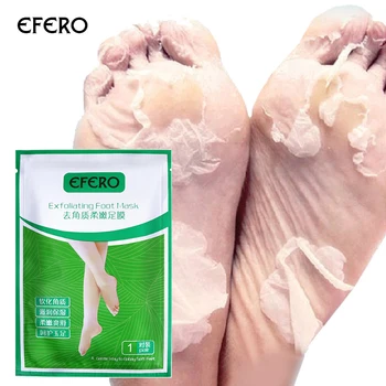 

EFERO 6Pack/12pcs Moisturizing Exfoliating Peeling Foot Mask for Heels Feet Dead Skin Foot Bath Masks Soft Skin Care