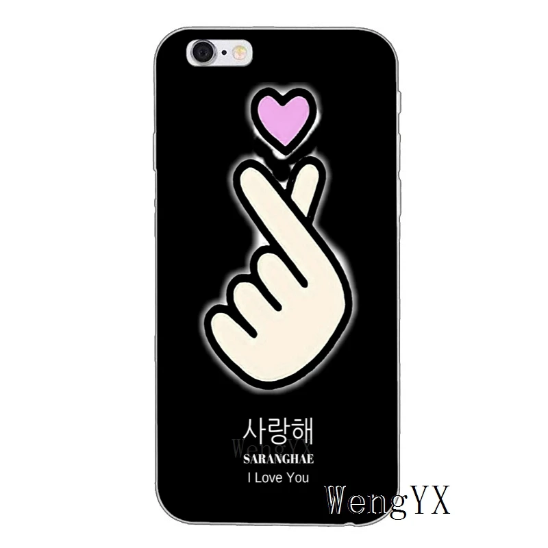EXO kpop Сердце рисунок Любовь палец для Xiaomi Redmi S2 5 plus 6A 4A 4x Note 6 Pro 5 5A 4 3 Pocophone F1 чехол мягкий чехол для телефона - Цвет: Love-finger-A-02