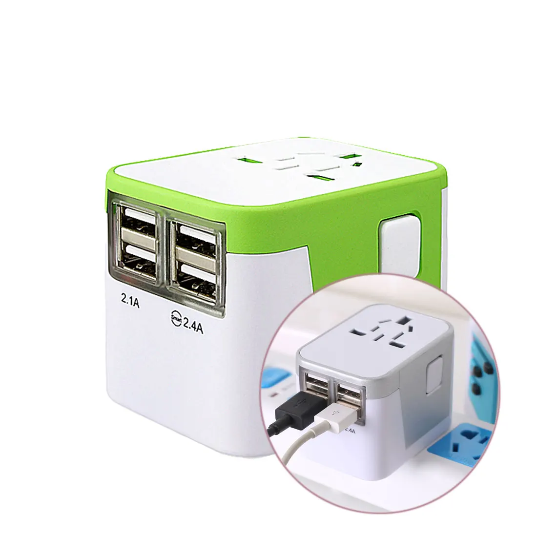 MAIF USB порт все в одном Универсальный международный штекер Адаптер Мир Путешествия AC зарядное устройство адаптер