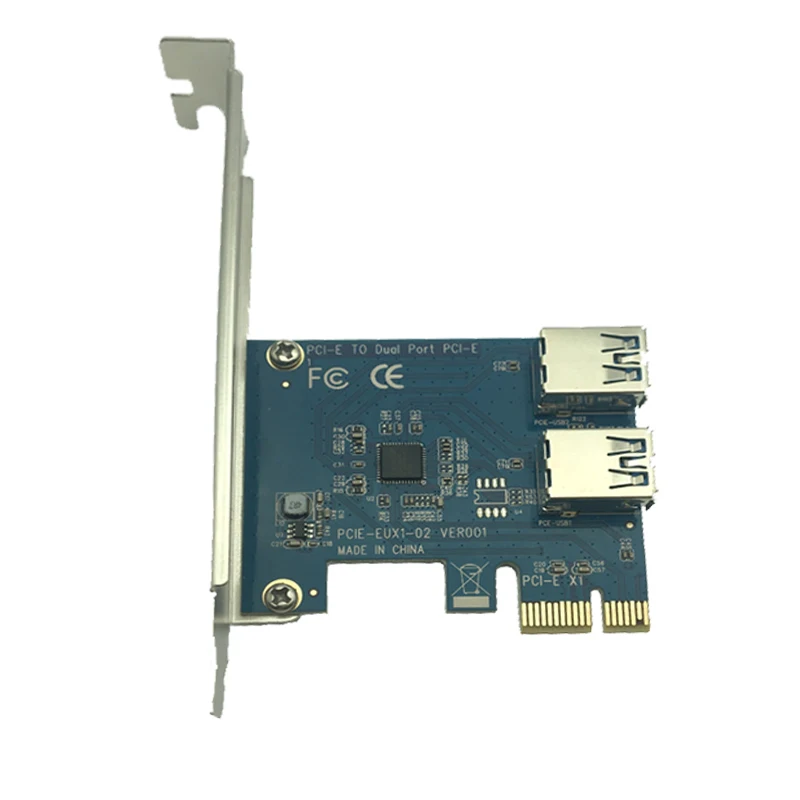 PCI-E 1 поворот 2 PCI express 1X Слоты Riser Card Mini ITX поворот внешний 3 PCI-E слот адаптер PCIe порт мультипликатор карты