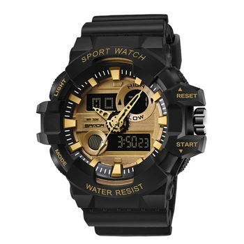 

2019 Men Fashion Multi-function Sports Waterproof Watch Luminous Time Student Watch Multi Colors
