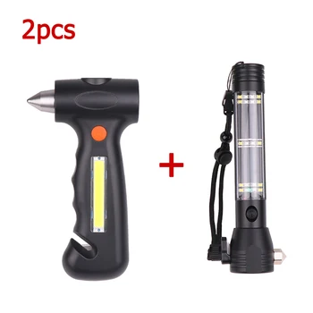 Solar Power LED Flashlight Safety Hammer Cutter Torch Light Multi-Functional Magnet Survival for Camping Outdoor Emergency Tool
Solar Power LED Flashlight Safety Hammer Cutter Torch Light Multi-Functional Magnet Survival for Camping Outdoor Emergency Tool