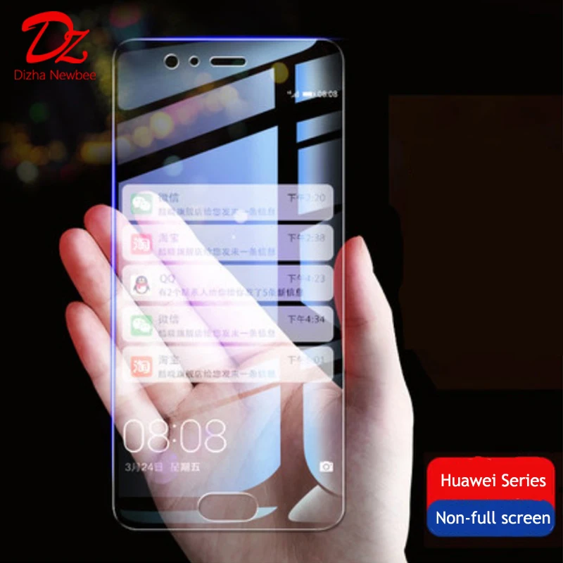 

3pcs for Huawei Honor 8 9 youth V8 V9 V10 10 Screen Protector non-full screen 9H glass for Honor 7 7A 7C 7X Tempered glass Film