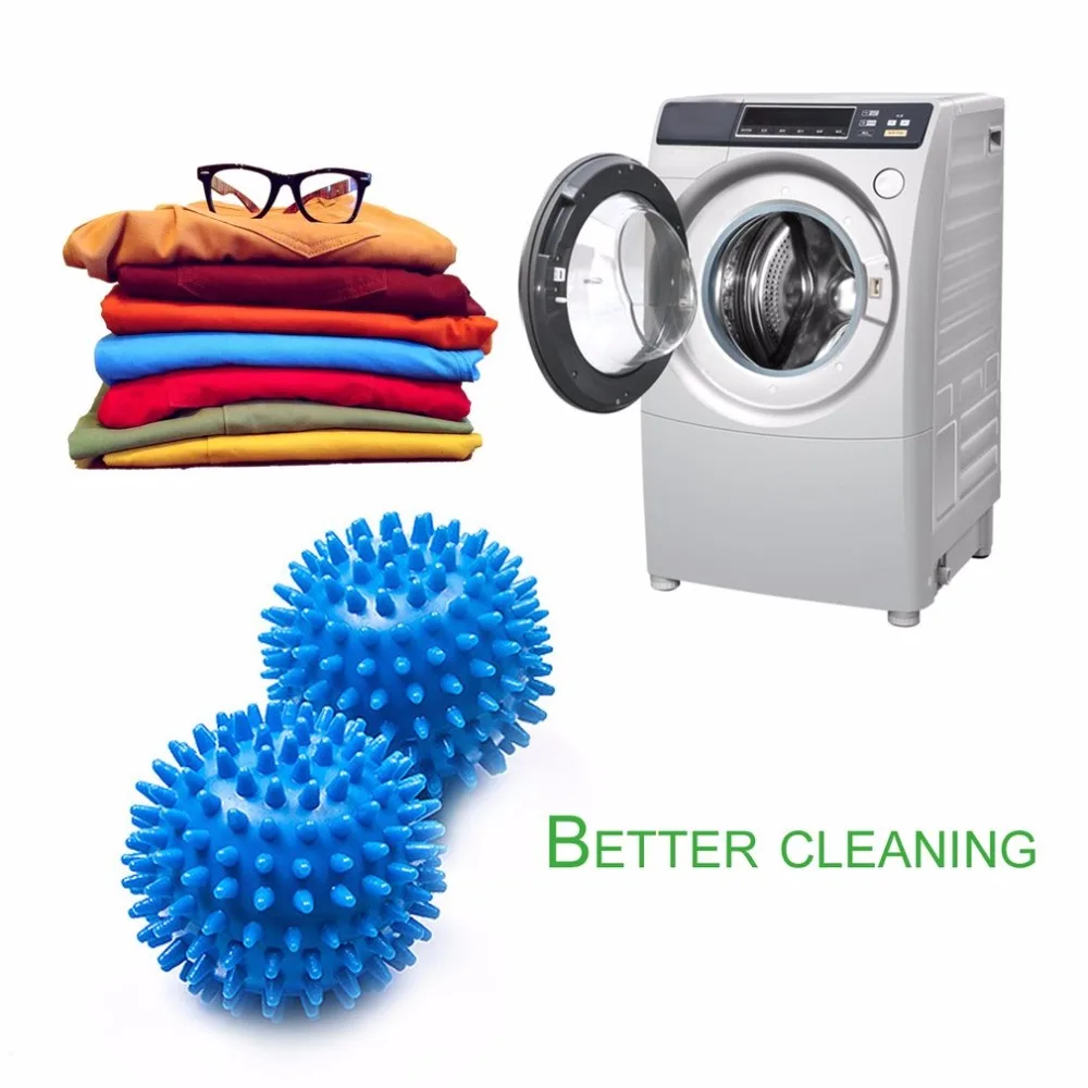 Buy 2pcs Reusable Dryer Balls Replace Laundry Drying