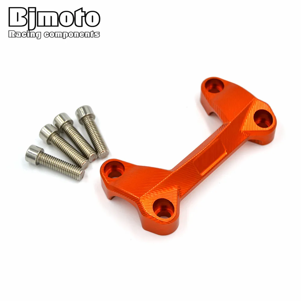 Алюминиевые подставки для Руля Мотоцикла BJmoto с ЧПУ верхняя крышка зажим подходит