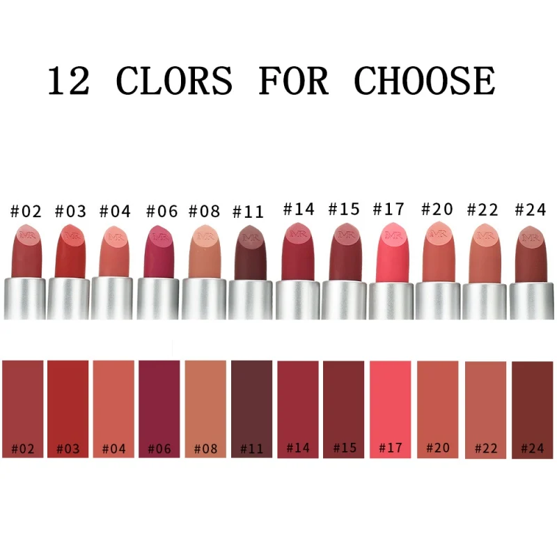 2019 1PC Bullet Shaped Lipstick Waterproof Non-Stick Cup Long Lasting Colorfast Matte Lipstick 2019 1PC Bullet Shaped Lipstick Waterproof Non-Stick Cup Long Lasting Colorfast Matte Lipstick