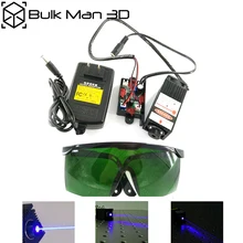 450нм 2500 мвт 12 в высокой мощности ttl регулируемый фокус синий лазерный модуль DIY Лазерный Гравер аксессуары 2,5 Вт лазерная головка+ очки