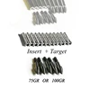 Hunting Archery 12PCS Arrow Target Point + 12PCS Insert for ID6.2mm Arrow Shaft Compound recurve bow ► Photo 2/6
