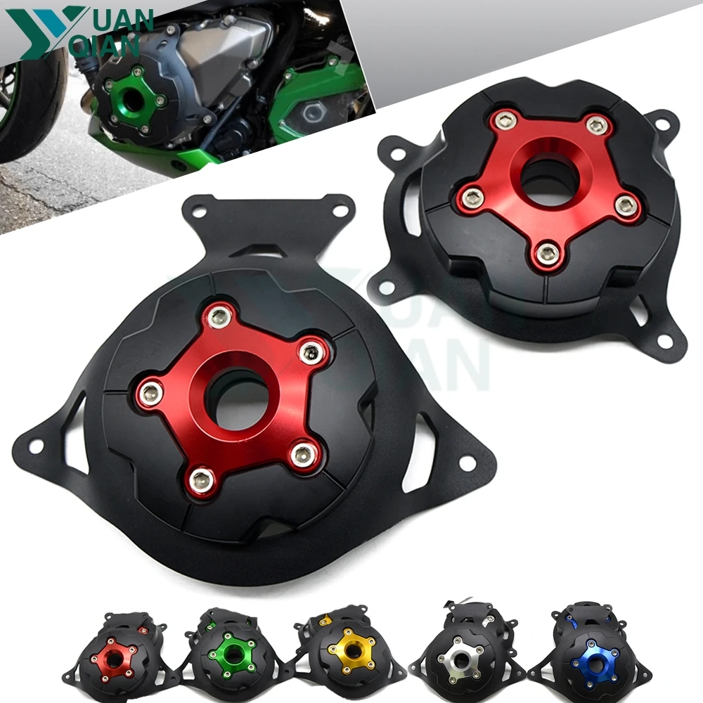 

for Kawasaki Z750 Z800 Z 750 Z 800 Motorcycle Engine Stator Cover Engine Guard Protection Side Shield Protector moto accessories