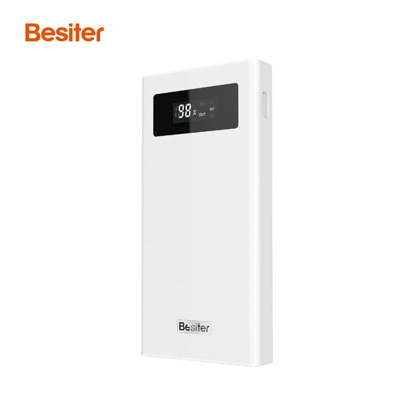 Besiter 20000mah Power Bank LCD Display Quick Charge Type C Micro USB Double Input Dual USB