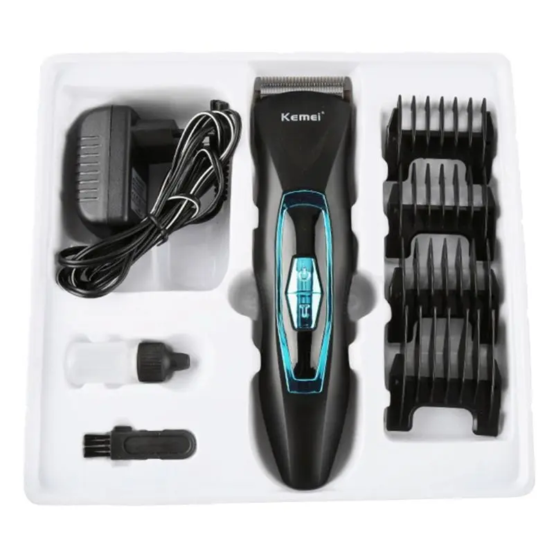 

Kemei KM-4003 Hair Clipper Washable Cordless Hair Trimmer Adult Children Hair Cutting Machine Men Styling Accessory Trimmer