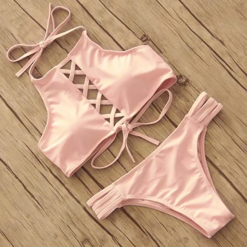 

SIF Hot 2017 New Fashion Women Summer Sexy Bra Set Bandage Push-Up Padded Regular High Quality Suitable Bra Set Hot Dropship 913