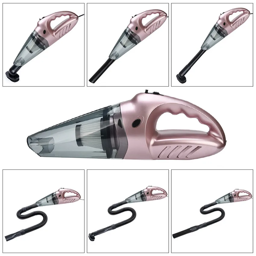 

2019 high quality 4 colors 12V Hand Vacuum Cleaner,75dB Silent Pet Hair Vacuum for Home , kitchen& Car Cleaning helper #wqy516