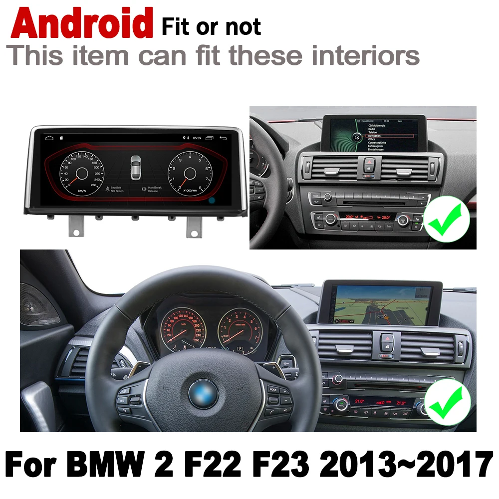 Excellent IPS Android For BMW 2 F22 F23 2013~2017 NBT Car HD screen radio GPS player Navigation WiFi Multimedia Player Auto Radio WiFi BT 1