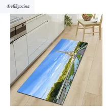 Light Blue Sky Tower Нескользящая абсорбент коврик для ванной коврик для Гостиная Спальня ковровое покрытие Tapete infantil